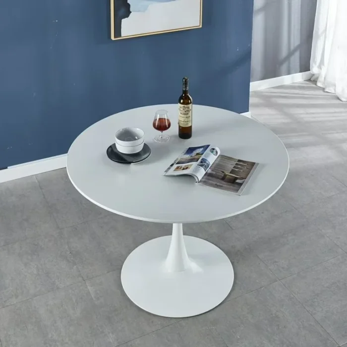 table manner & Images High Quality Grahic Modern Round Dining Table - Tacciio Furniture - Furniture Shop in Kenya