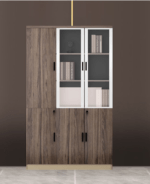 3-Door Wooden Office Filing Cabinet - Image 7